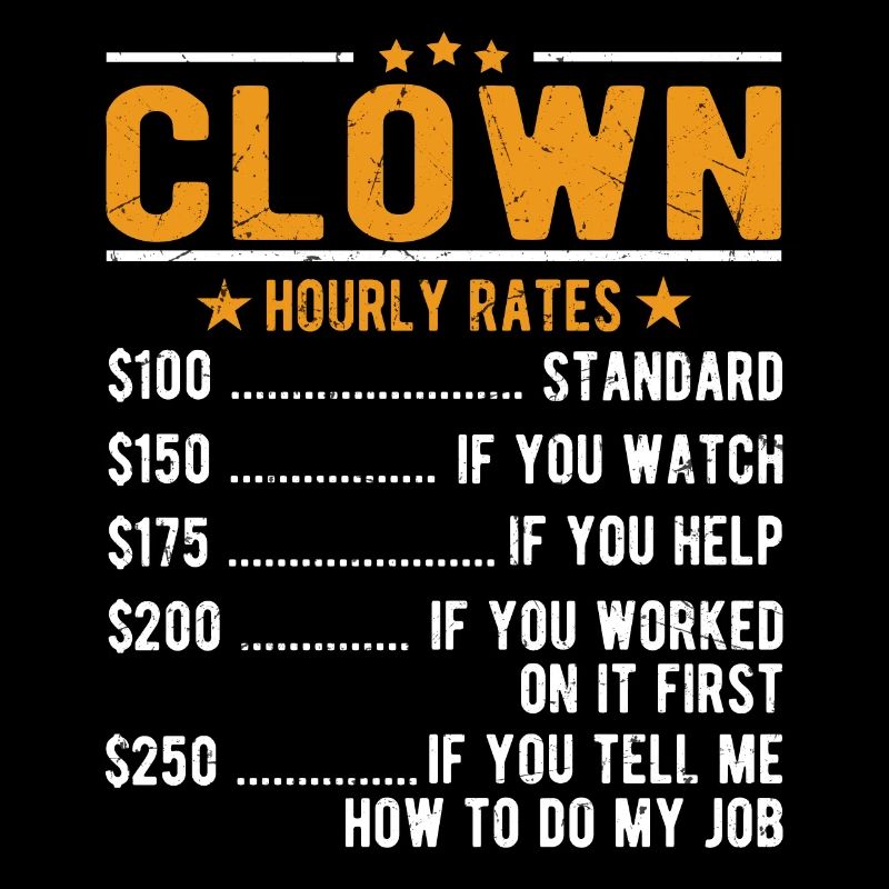 Clown Stundenlohn