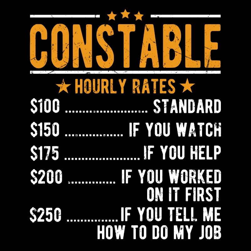 Salaire horaire du policier