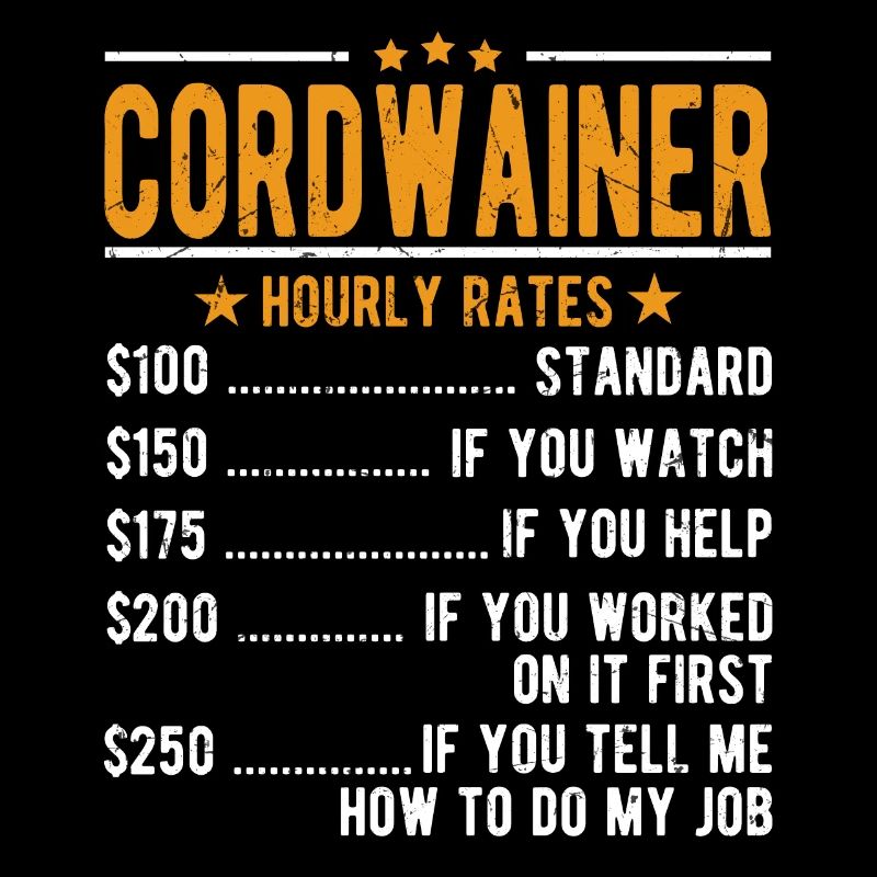 Salaire horaire de Cordwain