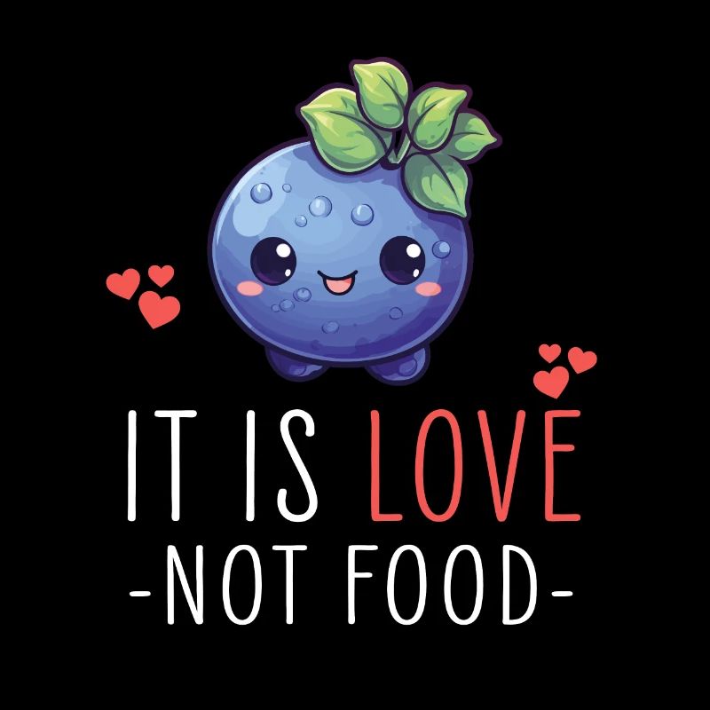 Blaubeere Kawaii