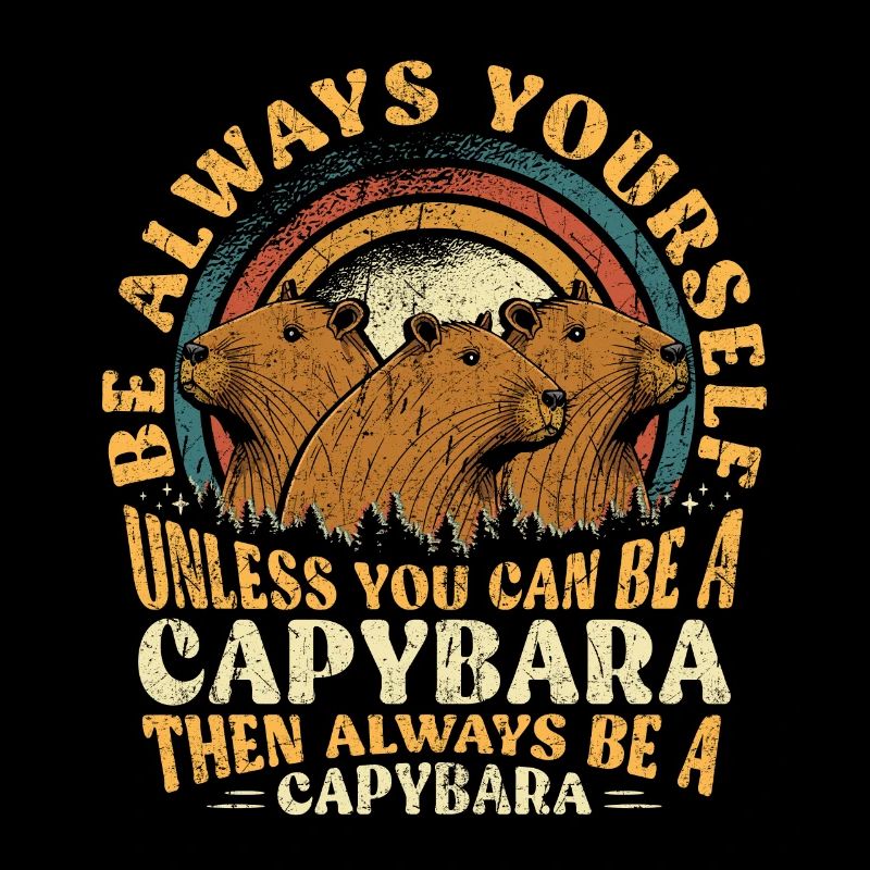Capybara Sei Immer Du Selbst