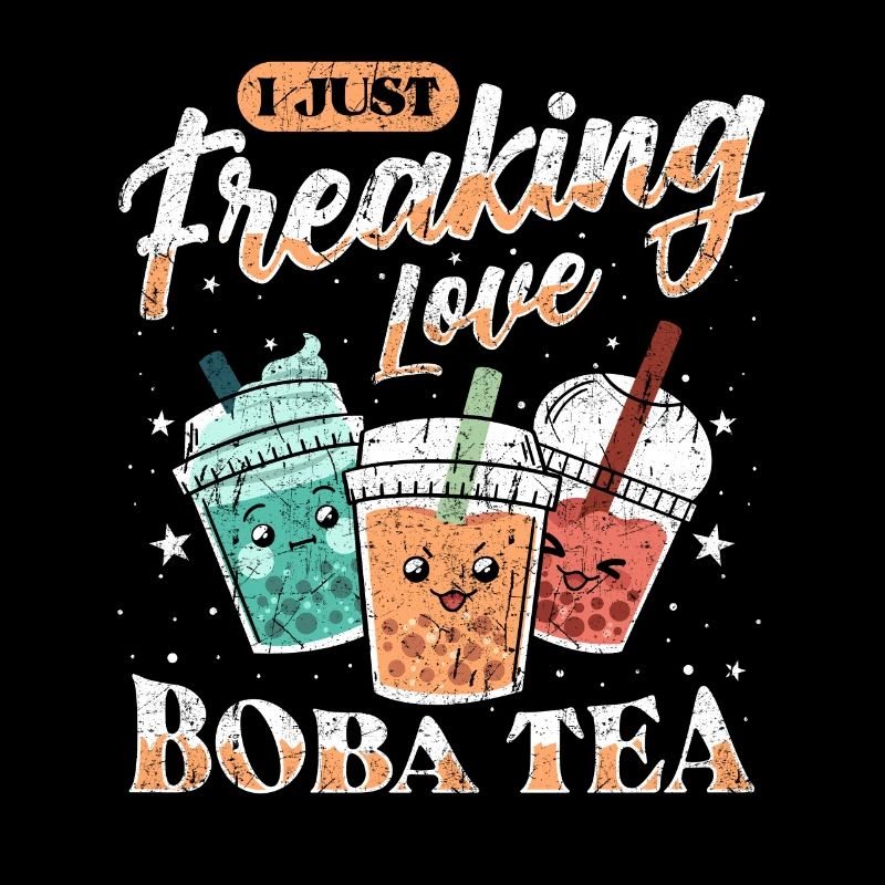 Boba Tea Design Bubbles Bubble Tea Kawaii Boba