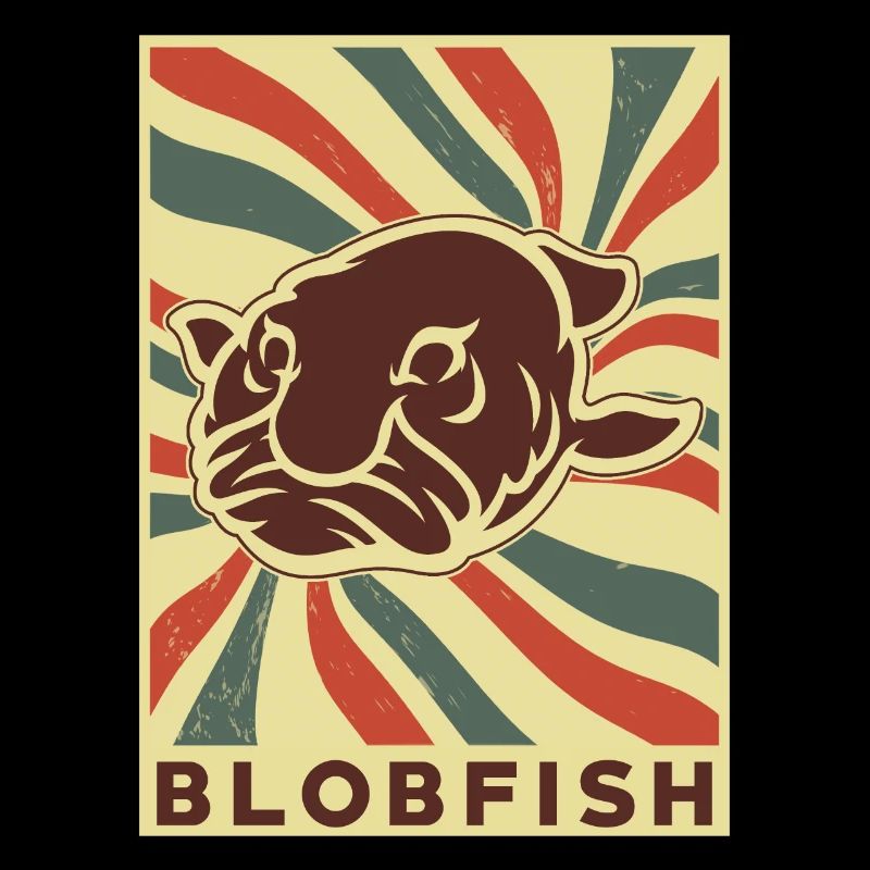 Blobfish Rétro Vintage