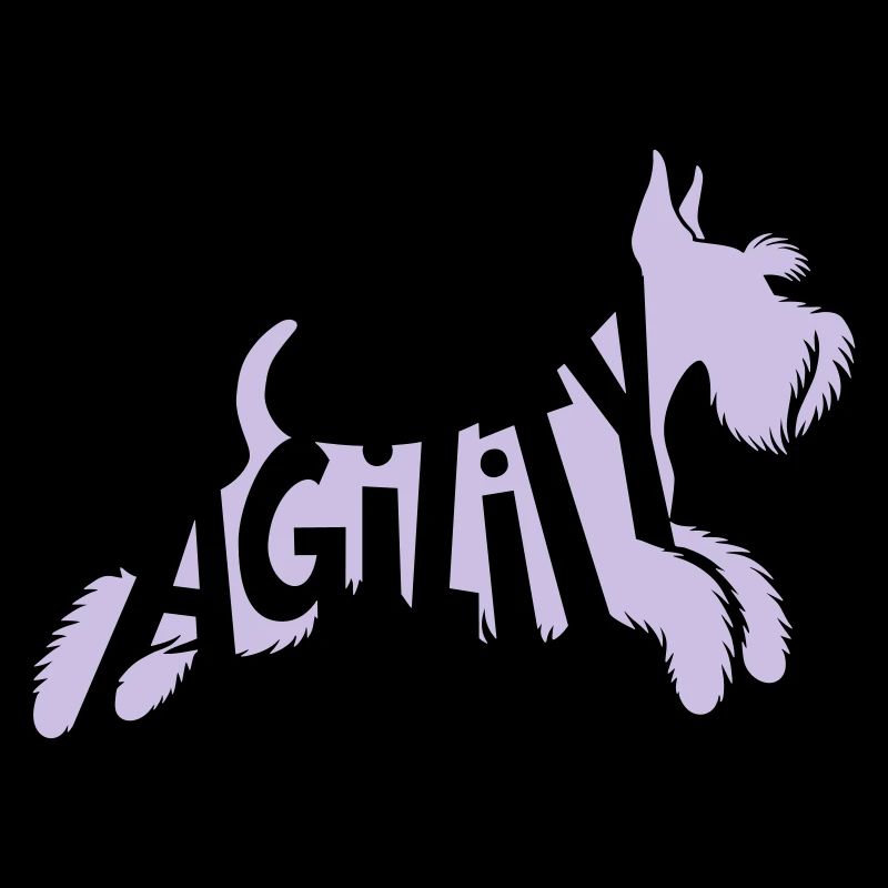 Agility Schnauzer SVG Vector Color Selectable