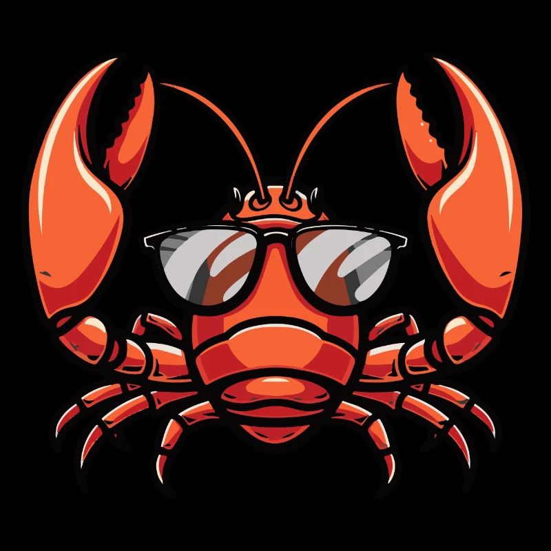 Hummer Krebs Comic Cool