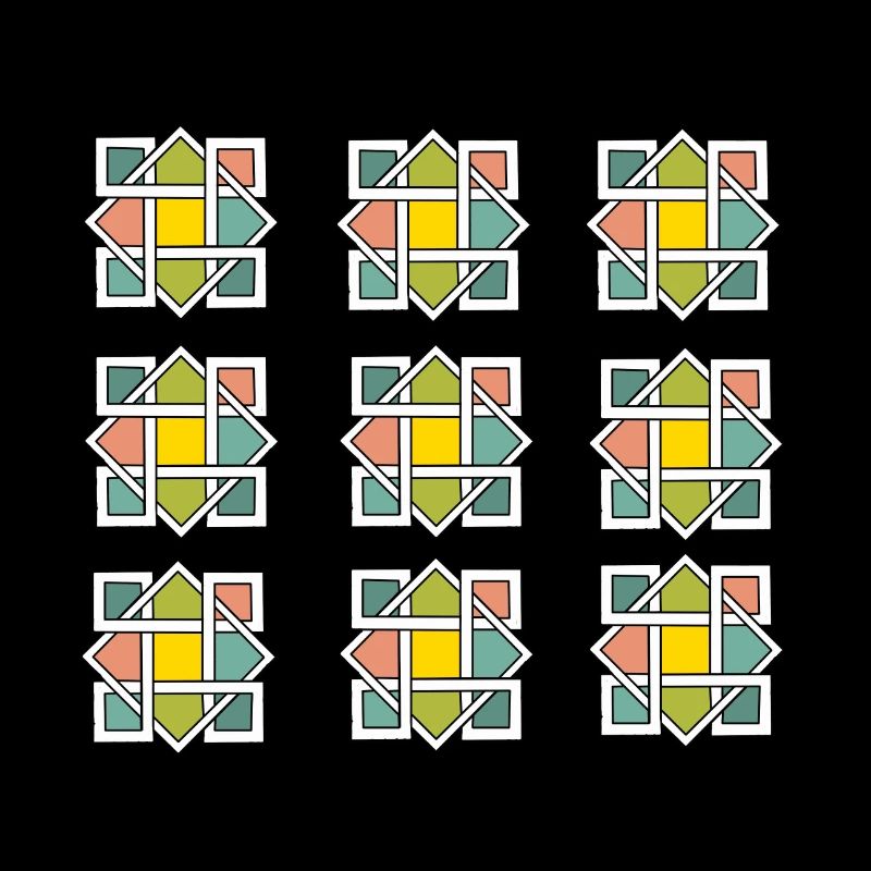 Geometric pattern, color