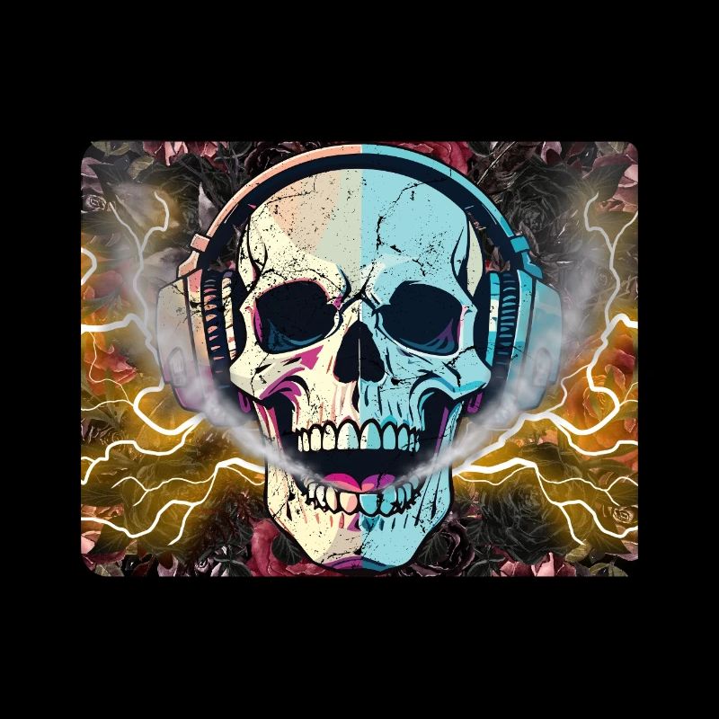 Neon Skull Beats/Psychedelic Soundwave Skull