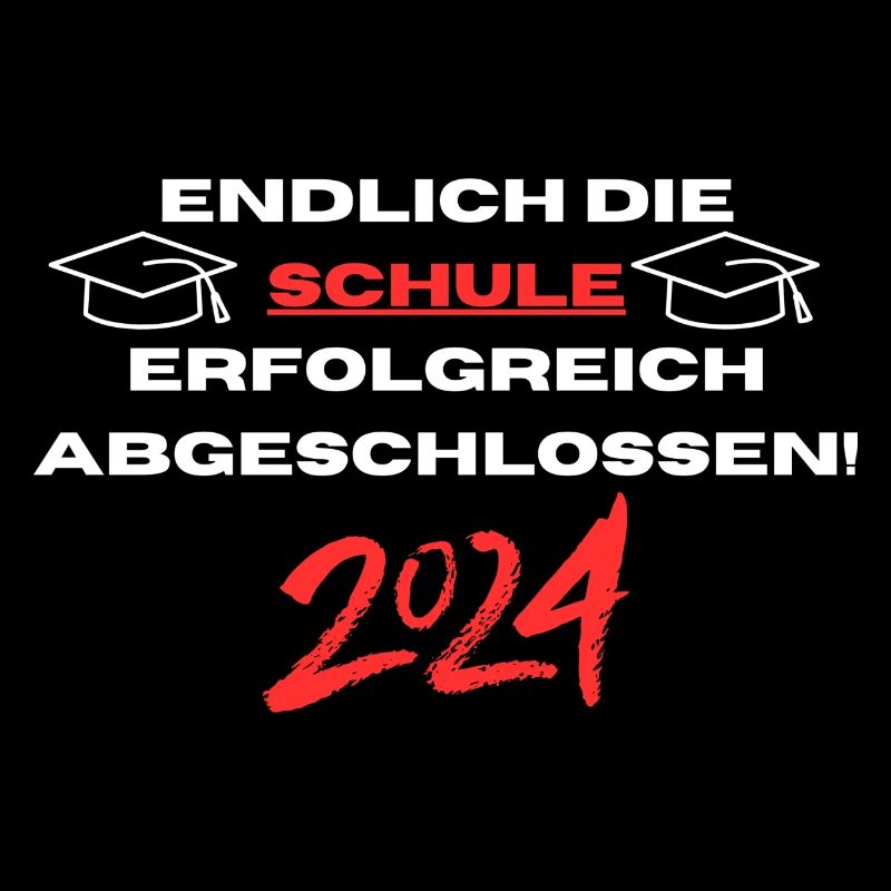 Endlich die Schule erfolgreich abgeschlossen!
