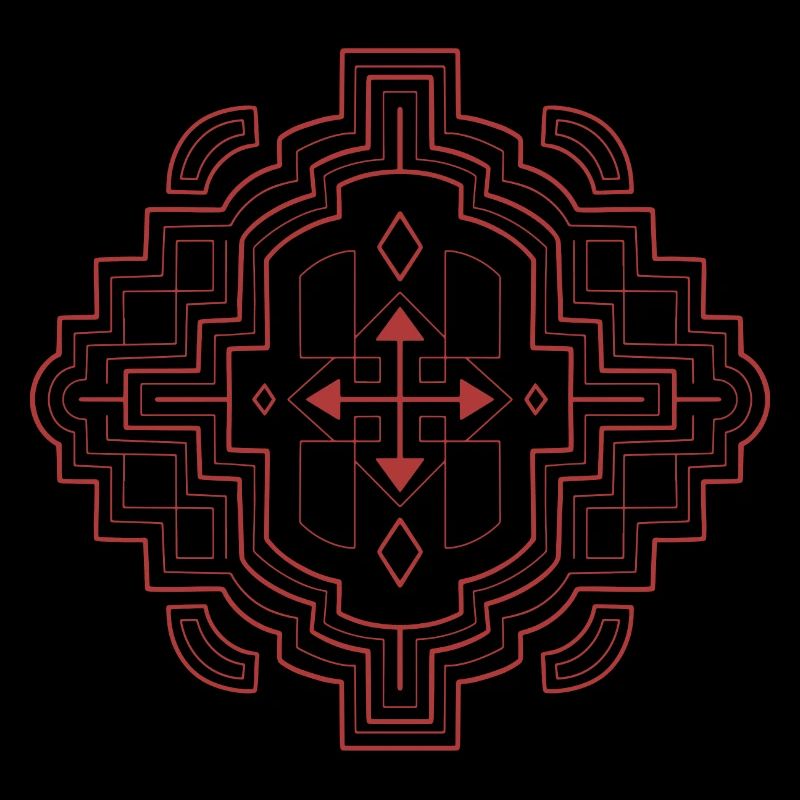 DMT Shipibo Conibo Tribe Art Psychédélique Goa Psy
