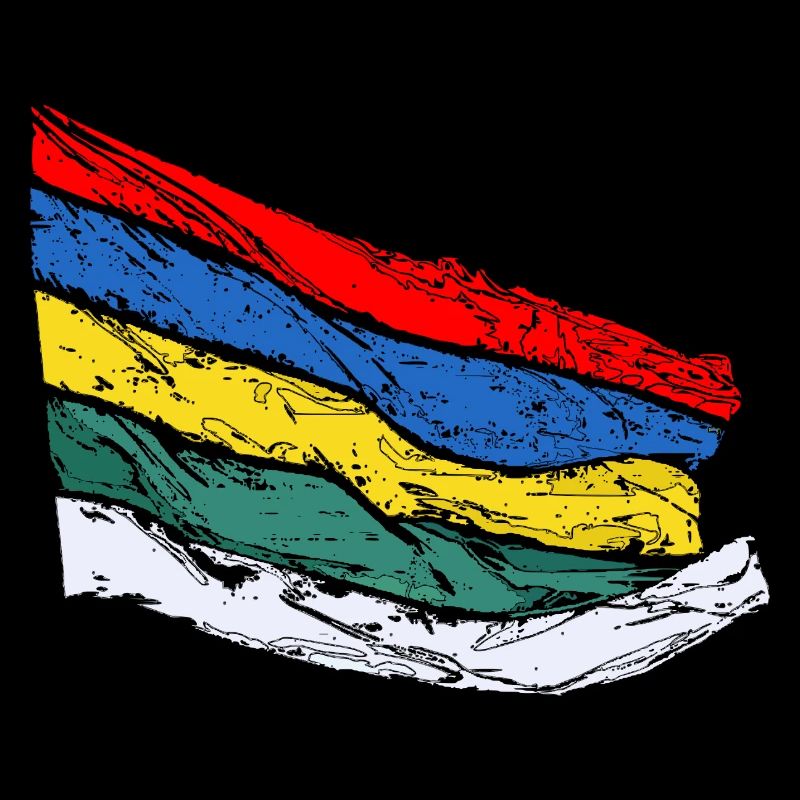 Drapeau Terschellinger - Drapeau de Terschelling