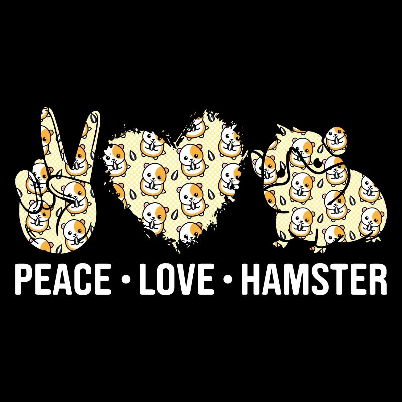 Frieden Liebe Hamster