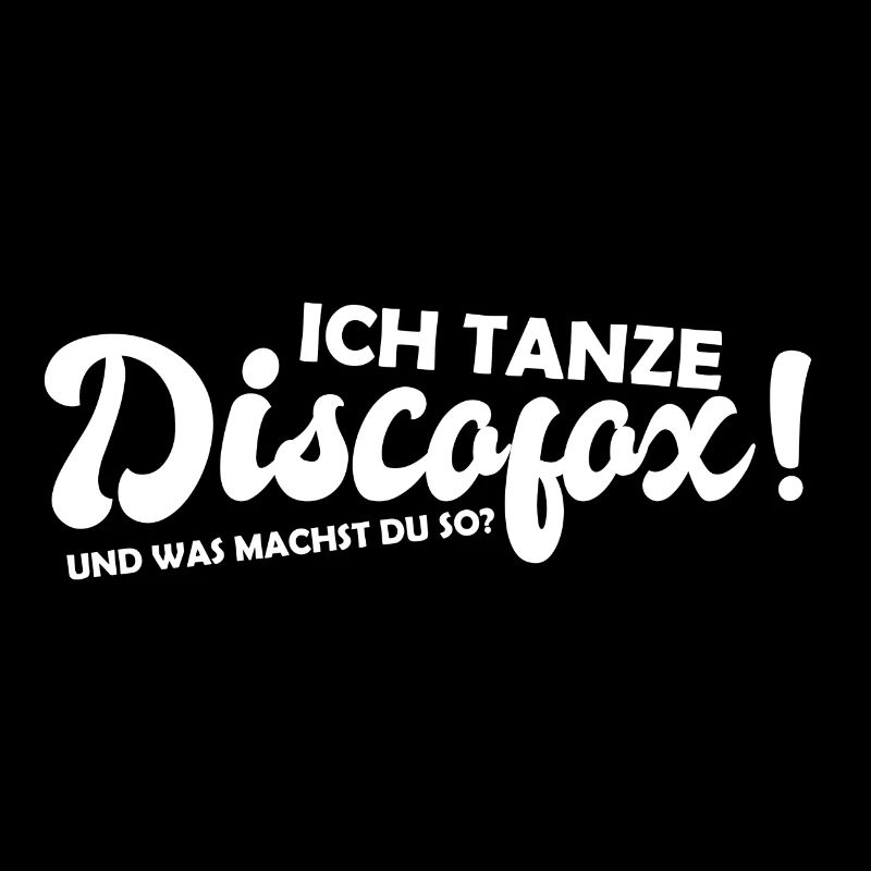 Ich tanze Discofox Tanzschule Geschenk Idee