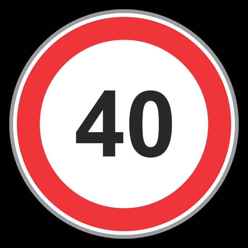 Panneau routier 40