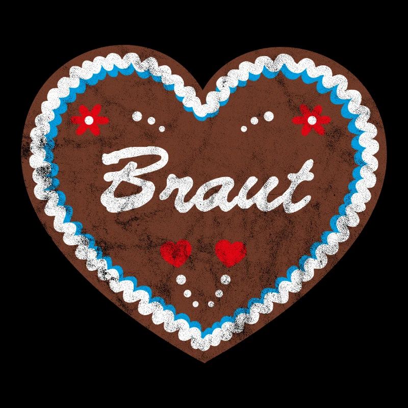 Lebkuchenherz "Braut" JGA