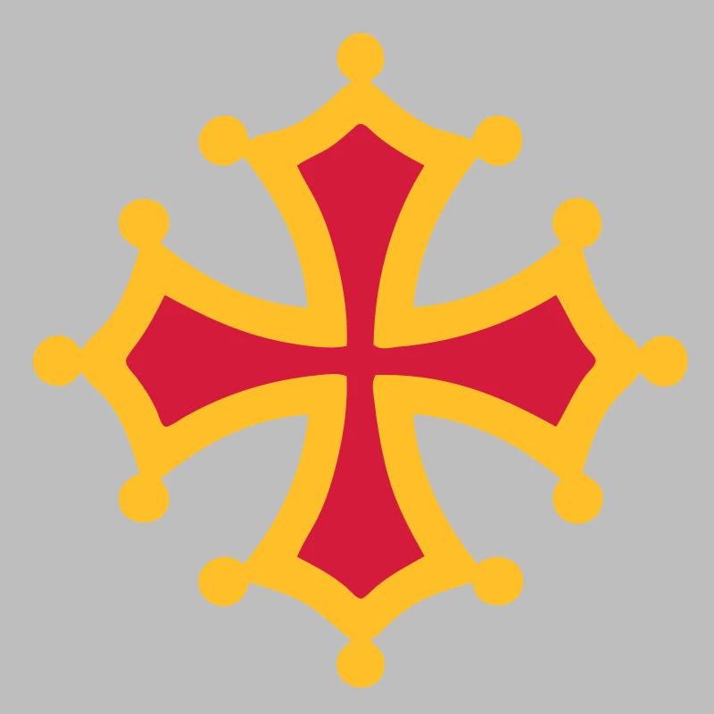 croix occitane graphique vectoriel