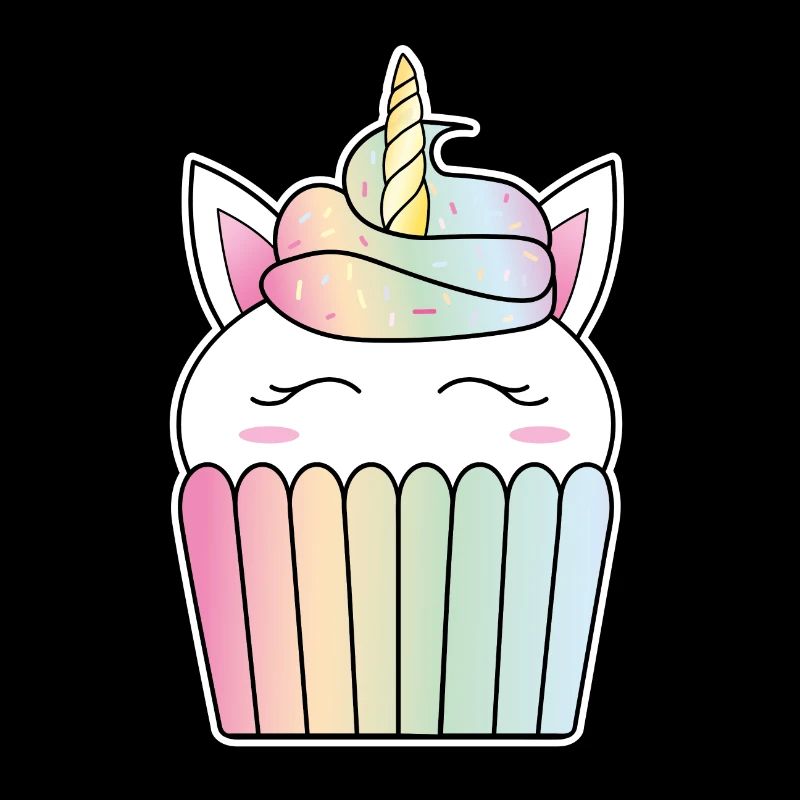 Tablier LGBT de cuisson au four de gâteau mignon de licorne