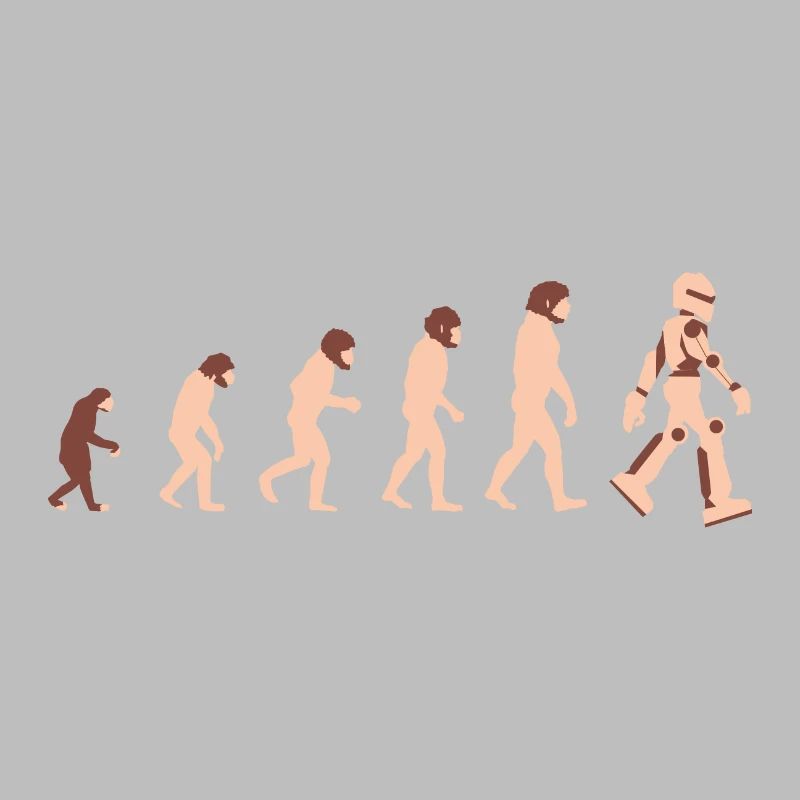 Theorie der Evolution Roboter Zukunft - Geschenkid