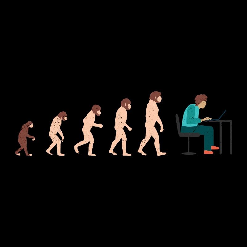 Evolution Developer Programmer Geschenkidee