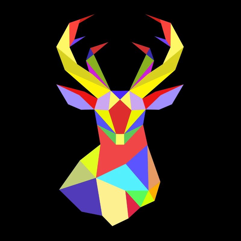geometric deer