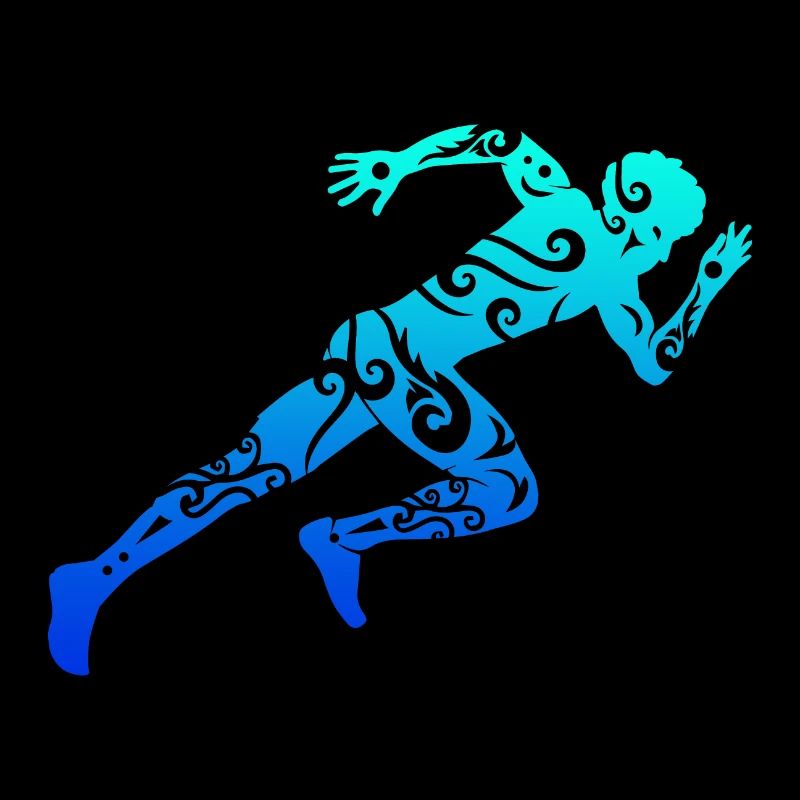 Runner Maori Style Polynesian Tribal Tattoo Gift