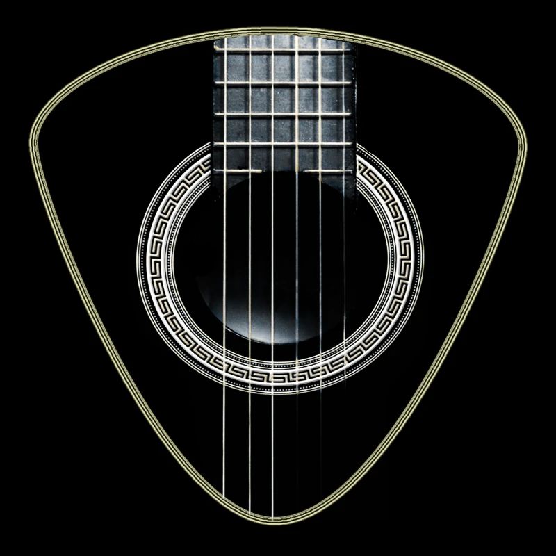 Guitar pick 6 strings Acoustic guitar graphic
