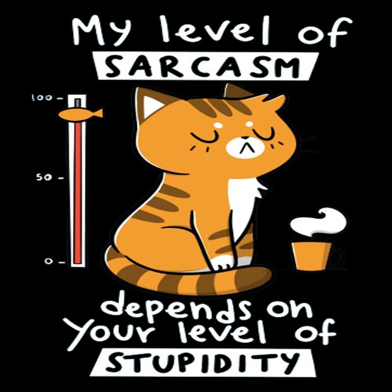 Sarcasm Level Of Sarcasm - depends on your level