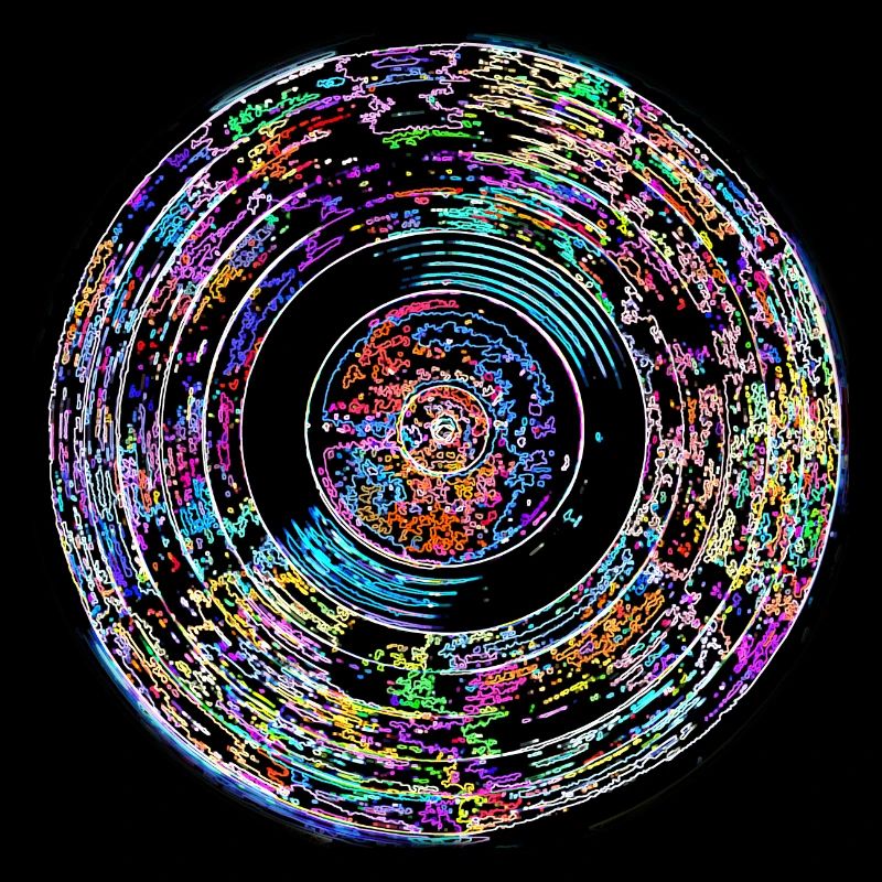 vinyle coloré
