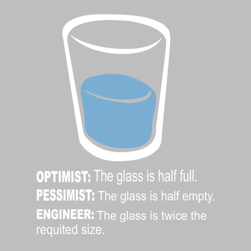 Optimist pessimist engineer