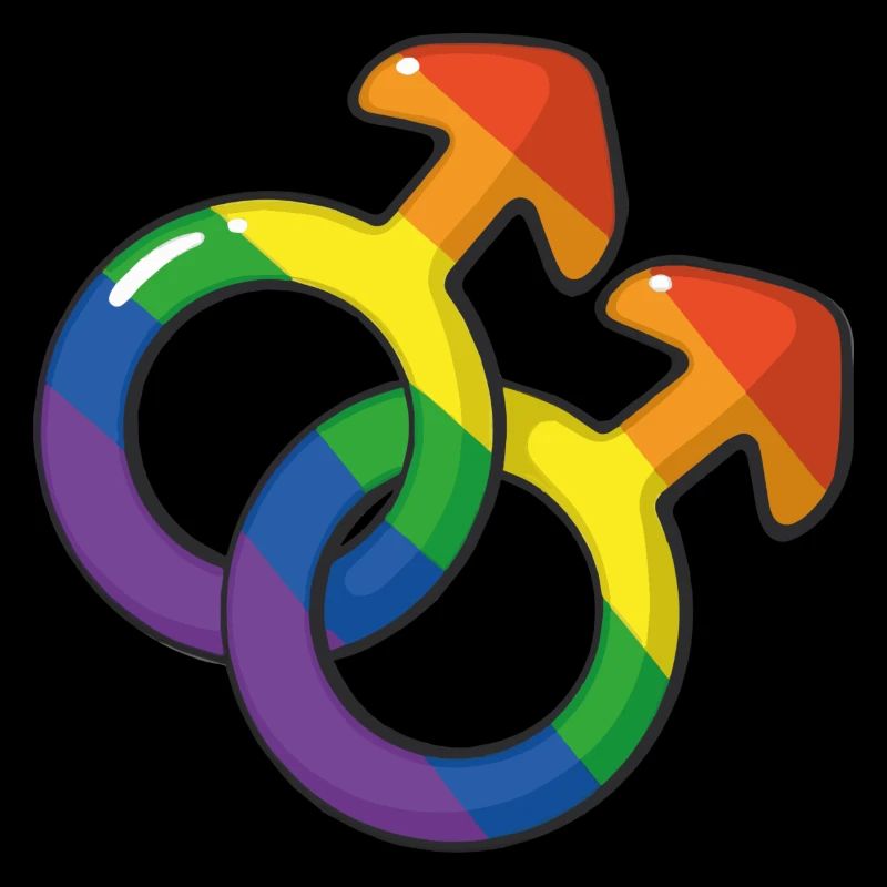 Lgtb Mars symbol Rainbow