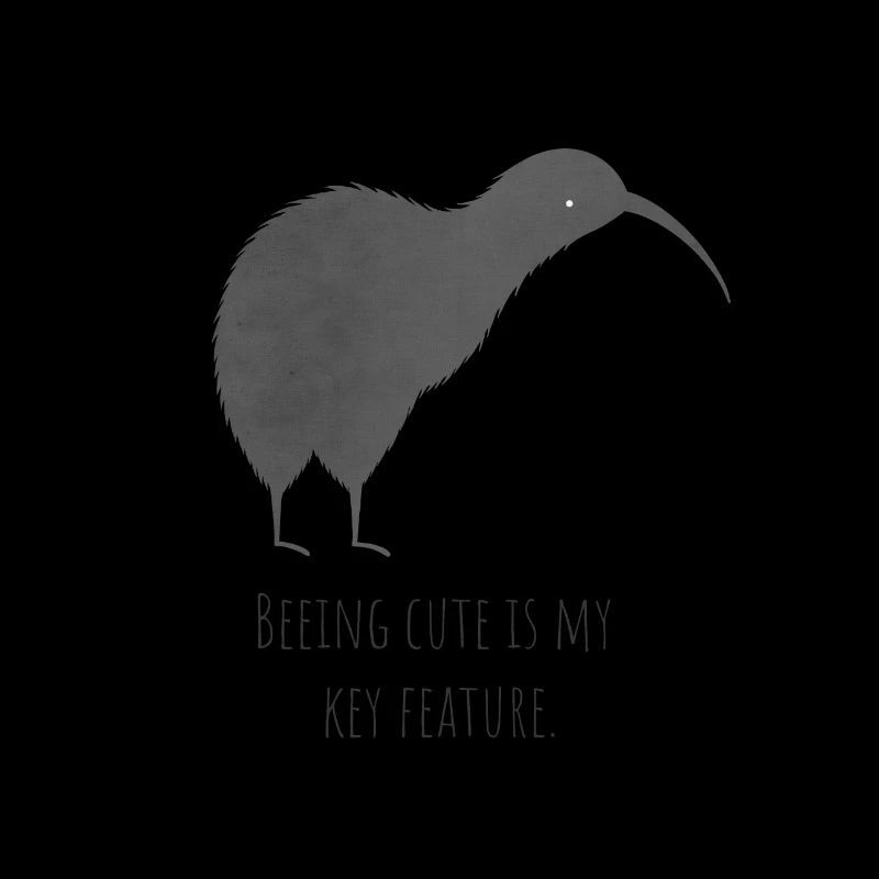Süßer Kiwi Vogel "Süß sein ist mein key feature"