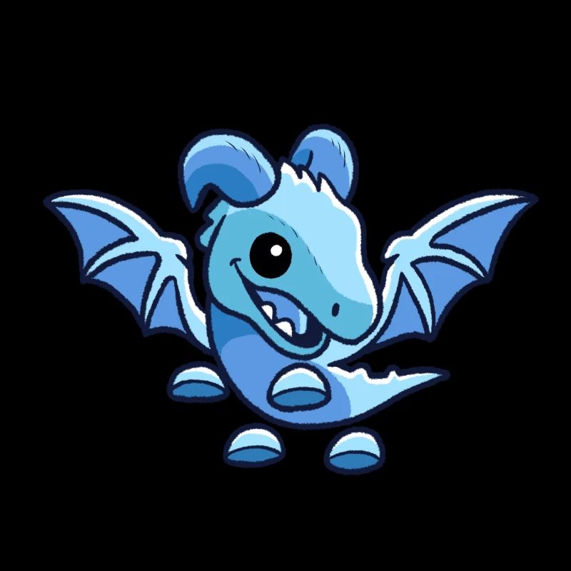Dragon de givre mignon