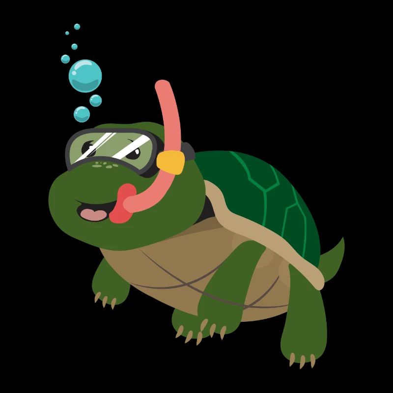 Schildkröte Schnorcheln Schwimmen Geschenkidee