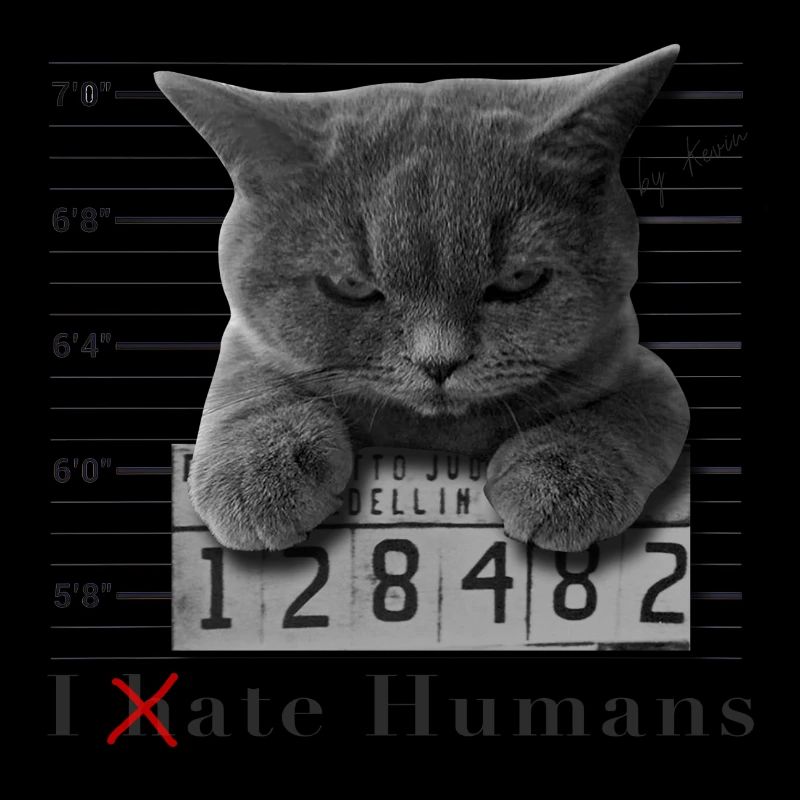 Cat hates humans