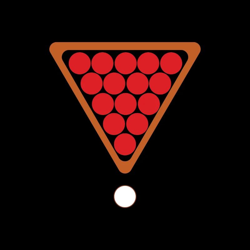 Snooker-Kugeln und Queue-Kugel Snooker Liebhaber