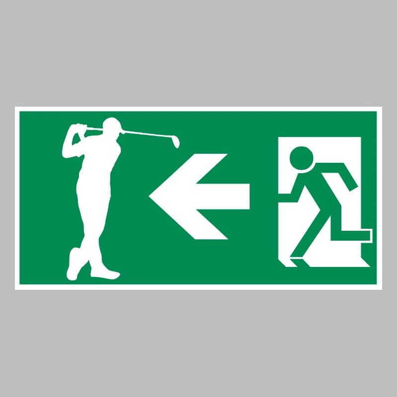 Emergency exit to golf course Golf Hobby Design