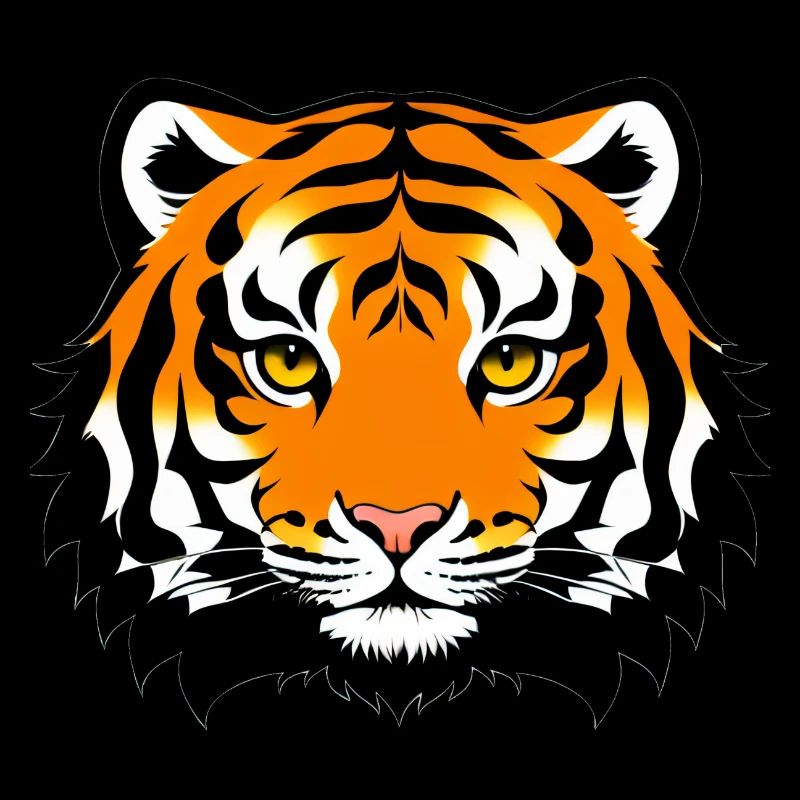 Comic Tiger Mignon Drôle Cool Dessin animé 23