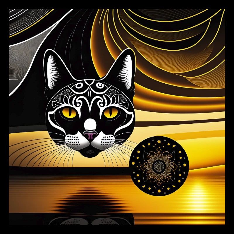 Katzen Kunstwerk