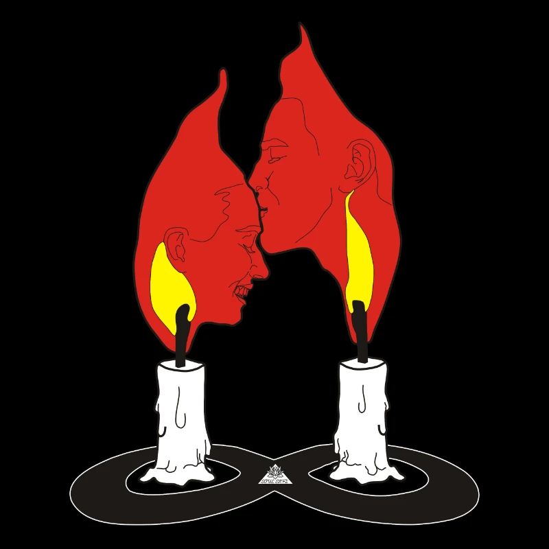 Baiser frontal Twin Flame