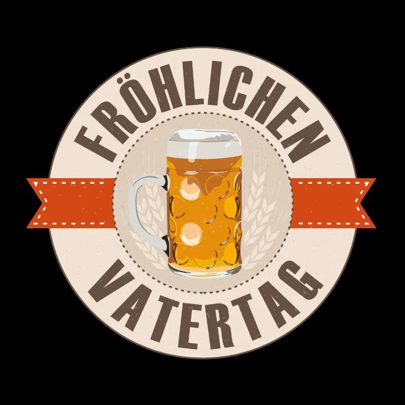 Fröhlichen Vatertag Label