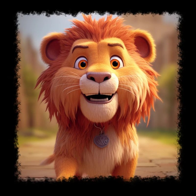 Cute lion
