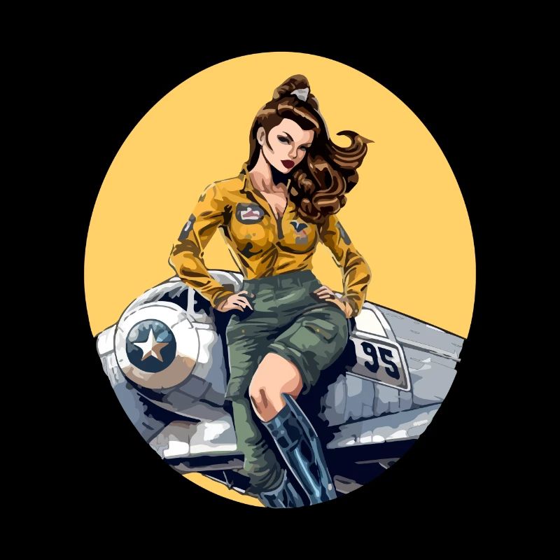 Pinup Maelle pilot