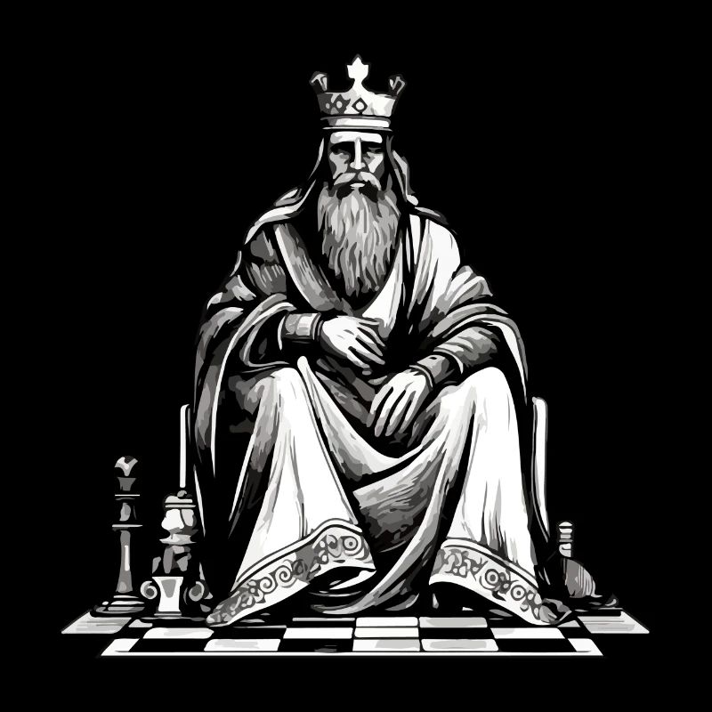 King Philip on his throne