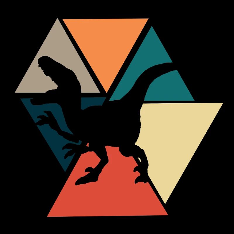 Vintage Retro Dinosaurier - Dinosaurier Geschenkidee