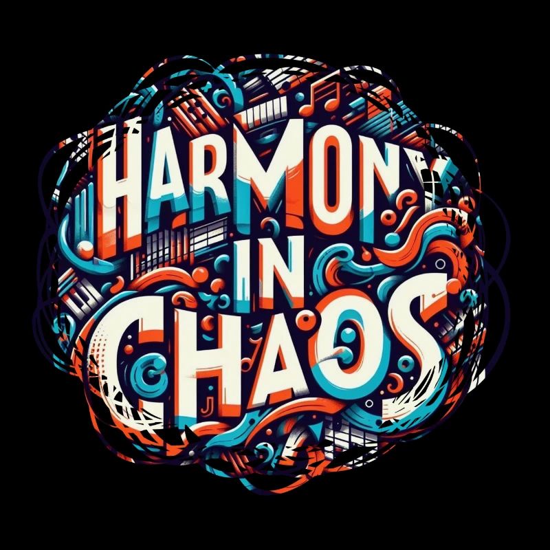 Harmony in Chaos - Music Typography