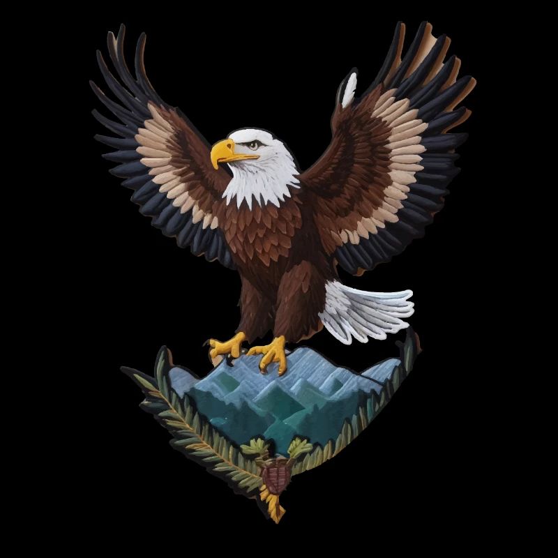 Beautiful bald eagle