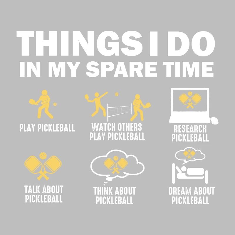 Ce que je fais dans mes temps libres Pickleball