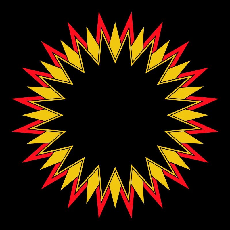 Explosion de vente rouge orange et jaune