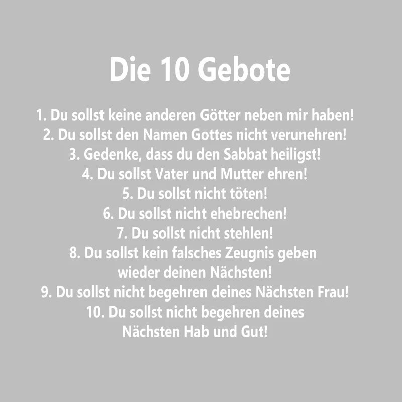 10 commandements