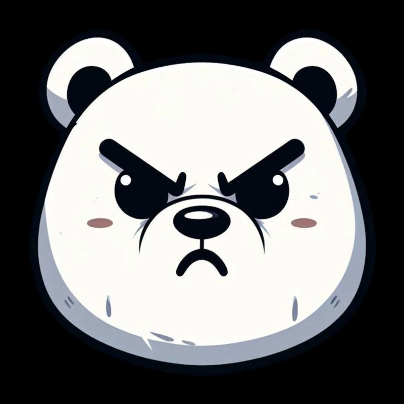 Wütendes Eisbär-Design