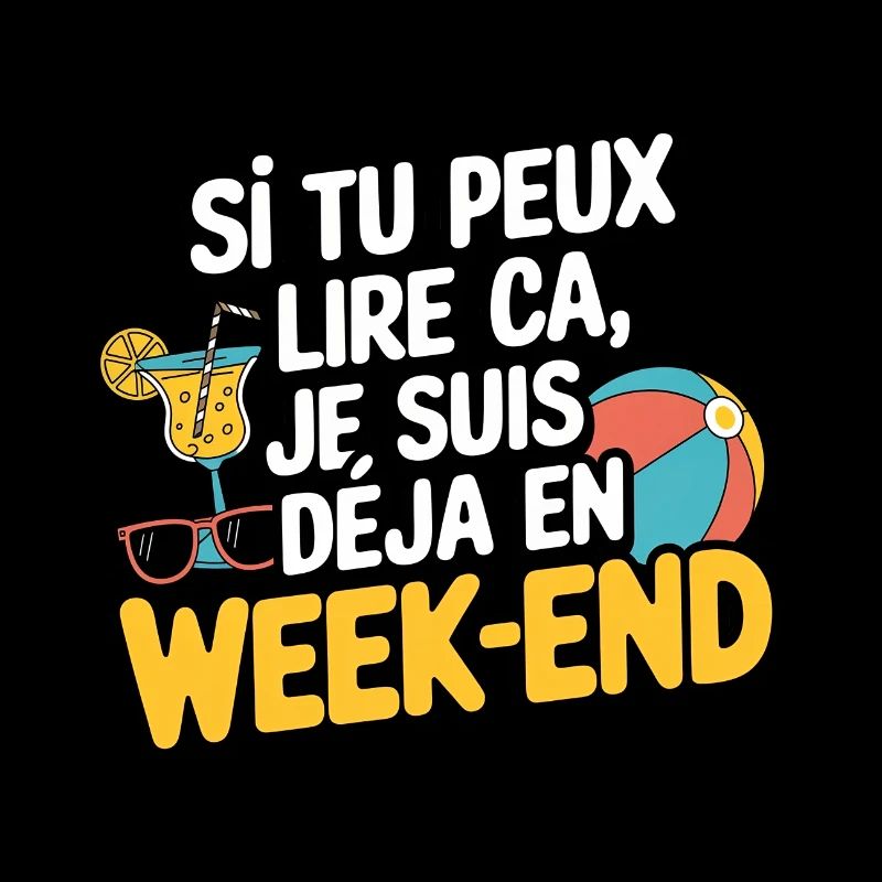 If you can read this, I'm already on the weekend